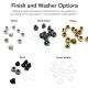 Plise Sineklik Kuşgözü 2 No 4,5 mm Metal veya Plastik Pul Seçenekli, Ayakkabı ve Çanta Aksesuarları için Uygun