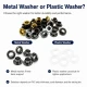 Pleated Fly Screen Eyelet 5.3 mm Inner Diameter Steel with Washer for Footwear and Bags