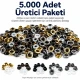 5 mm Metal Plise Sineklik Kuşgözü - Plise sineklik ve perde sistemlerinde kullanılan metal kuşgözü kapsülü
