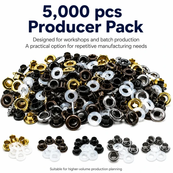 5 mm Metal Plise Sineklik Kuşgözü - Plise sineklik ve perde sistemlerinde kullanılan metal kuşgözü kapsülü
