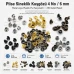 Plise Sineklik Kuşgözü 4 No / 6 mm Metal veya Plastik Pul Seçenekli 250 Adet/Paket KSAC0004Sin