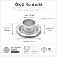 Plise sineklik kuşgözü 4 No 6 mm metal ve plastik pul seçenekleri ile 250 adet paket