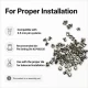 2.5 mm Steel Pin, 25x35 dimensions, 5000 pieces pack, high-grade metal for precision work