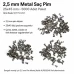 2.5 mm / 0.10 in Steel Pin, 25x45, 5,000 Pieces MRTP002545