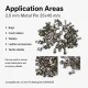 2.5 mm Steel Pin, 25x45 mm, 5000 Pieces Bulk Pack, High-grade Metal for Industrial Use