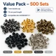 33 Perçin - 7 mm Çift Kapaklı Perçin, 7,5 mm Bacak Boyu Saç Malzeme Perçin - 500 Takım R00033CFT