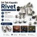 54 Tek Kapaklı Rivet 12 mm / 11 mm Uzun Bacak Saç Malzeme Perçin – 500 Adet R00054-11