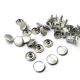 54 Tek Kapaklı Rivet 12 mm / 7,5 mm Bacak Saç Malzeme Perçin - 500 Adet, çanta, deri, kemer ve tekstil aksesuarları için