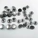 54 Rivet 12 mm Kapak / 7 mm Bacak Pirinç Perçin - 500 Adet R00054PR, çanta, kemer ve tekstil aksesuarları için dekoratif ve