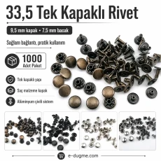 33.5 Single Cap Rivet 9.5 mm (0.37