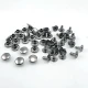 33.5 Single Cap Rivet 9.5 mm (0.37") / 7.5 mm (0.29") Post Steel Rivet – 1000 Pieces R000595