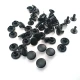 33.5 Single Cap Rivet 9.5 mm (0.37") / 7.5 mm (0.29") Post Steel Rivet – 1000 Pieces R000595