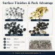 61 Rivet 15 mm Kapak / 7 mm Bacak Saç Malzeme Perçin - 500 Adet, çanta, kemer, tekstil aksesuarları için uygun dekoratif ve