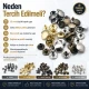 61 Rivet 15 mm Kapak / 7 mm Bacak Saç Malzeme Perçin - 500 Adet, çanta, kemer, tekstil aksesuarları için uygun dekoratif ve