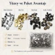 61 Rivet 15 mm Kapak / 7 mm Bacak Saç Malzeme Perçin - 500 Adet, çanta, kemer, tekstil aksesuarları için uygun dekoratif ve