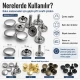 61 Çift Kapaklı Rivet 15 mm Kapak 12 mm Alt Kapak 7 mm Bacak Saç Malzeme Perçin - 500 Takım R00061CFT-7
