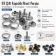 61 Çift Kapaklı Rivet 15 mm Kapak 12 mm Alt Kapak 7 mm Bacak Saç Malzeme Perçin - 500 Takım R00061CFT-7