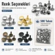 61 Çift Kapaklı Rivet 15 mm Kapak 12 mm Alt Kapak 7 mm Bacak Saç Malzeme Perçin - 500 Takım R00061CFT-7