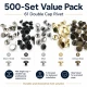 61 Çift Kapaklı Rivet 15 mm Kapak 12 mm Alt Kapak 7 mm Bacak Saç Malzeme Perçin - 500 Takım R00061CFT-7