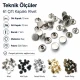 61 Çift Kapaklı Rivet 15 mm Kapak 12 mm Alt Kapak 7 mm Bacak Saç Malzeme Perçin - 500 Takım R00061CFT-7