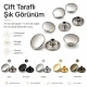 61 Çift Kapaklı Rivet 15 mm Kapak 12 mm Alt Kapak 7 mm Bacak Saç Malzeme Perçin - 500 Takım R00061CFT-7