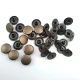 61 Rivet 15 mm Kapak / 7 mm Bacak Pirinç Perçin - 500 Adet, çanta ve deri aksesuar üretimi için ideal perçin modeli