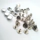 61 Rivet 15 mm Kapak / 7 mm Bacak Pirinç Perçin - 500 Adet, çanta ve deri aksesuar üretimi için ideal perçin modeli