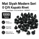 0 Çift Kapaklı Rivet 6 mm Kapak / 6-6,5 mm Bacak Saç Malzeme Perçin – 1000 Takım R0006CFT