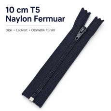 Naylon Dipli Cep Fermuarı 10 cm T 5 - ENC0010T5