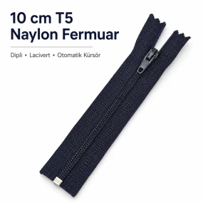 Naylon Dipli Cep Fermuarı 10 cm T 5 - ENC0010T5