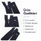 Naylon Dipli Cep Fermuarı 10 cm T 5