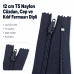 12 cm T5 Naylon Cüzdan, Cep ve Kılıf Fermuarı Dipli ENC0012T5
