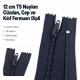 12 cm T5 Naylon Cüzdan Fermuarı, dayanıklı malzeme ile güvenli kapama sağlayan pratik fermuar