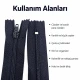 12 cm T5 Naylon Cüzdan Fermuarı, dayanıklı malzeme ile güvenli kapama sağlayan pratik fermuar