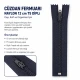 Cüzdan Fermuarı Naylon 12 cm T5 Cep, Kılıf ve Organizer İçin Dipli
