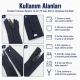 Cüzdan Fermuarı Naylon 12 cm T5 Cep, Kılıf ve Organizer İçin Dipli