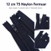 Naylon Cüzdan Fermuarı 10 cm T 5 Dipli - ENC0012T5