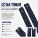 Cüzdan Fermuarı Naylon 13 cm T5 Cep, Kılıf ve Organizer İçin Dipli