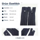 Naylon Cüzdan Fermuar 13 cm T5 Dipli