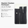 Wallet Zipper Nylon 14 cm / 5.51 in N3 for Pockets, Pouches and Organizers Closed End ENC0014T5