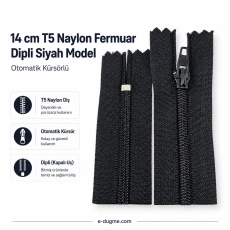 Naylon Cüzdan Fermuarı 14 cm T5 Dipli - ENC0014T5