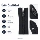 Naylon Cüzdan Fermuarı 14 cm T5 Dipli