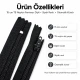 Naylon Cüzdan Fermuarı 15 cm T5 Dipli
