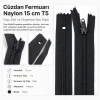 Wallet Zipper Nylon 15 cm / 5.91 in N3 for Pockets, Pouches and Organizers Closed End ENC0015T5