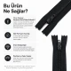 Nylon Wallet Zipper 15 cm / 5.91 in N3 for Pockets, Pouches and Organizers Closed End