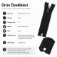 Nylon Wallet Zipper 15 cm / 5.91 in N3 for Pockets, Pouches and Organizers Closed End
