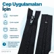 16 cm T10 Siyah Dipli Naylon Cep Fermuarı ENC0016T10, fermuarlı cep dikimi için ideal, dayanıklı ve şık bir çözüm.