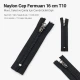 Nylon Pocket Zipper 16 cm / 6.30 in N5 Combi Puller for Jackets, Bags and Pockets Closed End