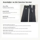 Nylon trousers and skirt zipper 16 cm / 6.30 in N3 with rubber puller for trousers, skirts, shorts, and dresses