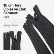 18 cm Ters Elbise ve Etek Fermuarı Dipli ENC0018DTUL